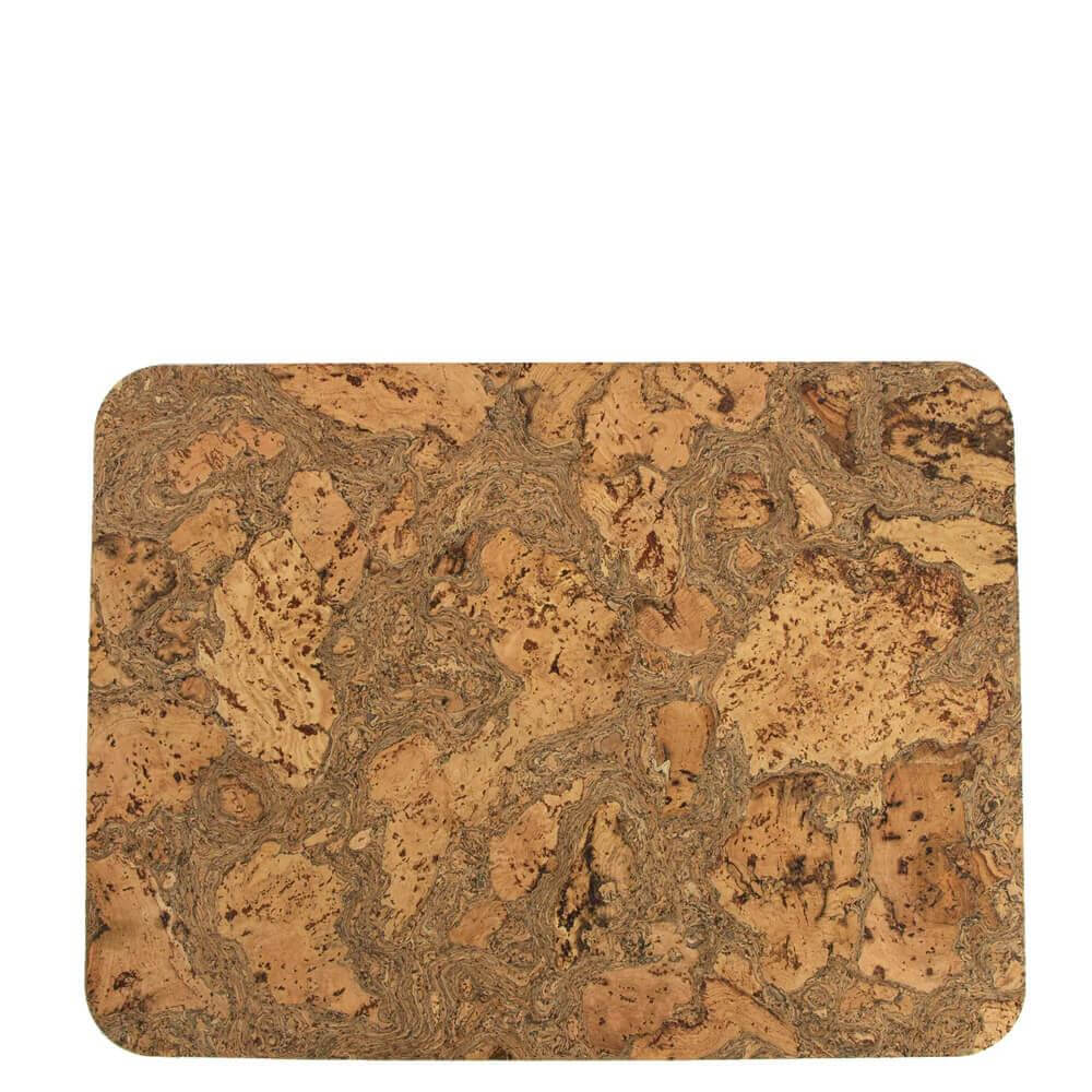 LIGA Ice Grey of Set of 4 Rectangle Cork Placemats